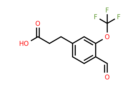 1806359-23-8 | 3-(4-Formyl-3-(trifluoromethoxy)phenyl)propanoic acid