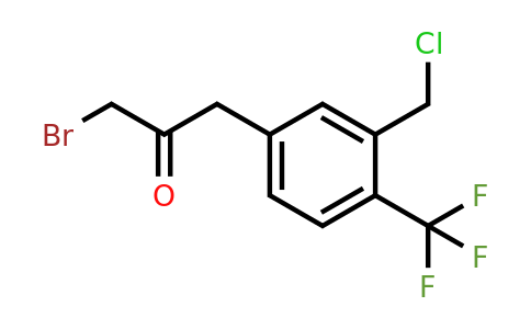 1806359-28-3 | 1-Bromo-3-(3-(chloromethyl)-4-(trifluoromethyl)phenyl)propan-2-one