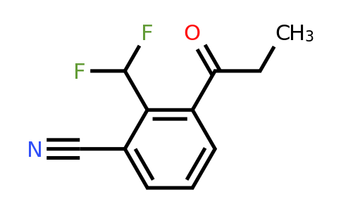 1806359-48-7 | 2-(Difluoromethyl)-3-propionylbenzonitrile