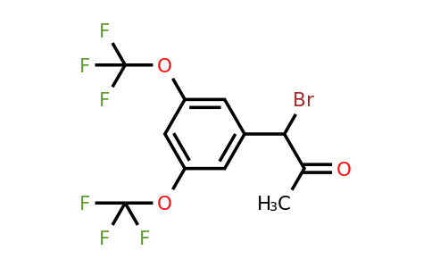 1806359-50-1 | 1-(3,5-Bis(trifluoromethoxy)phenyl)-1-bromopropan-2-one