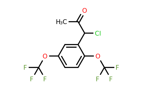 1806359-55-6 | 1-(2,5-Bis(trifluoromethoxy)phenyl)-1-chloropropan-2-one