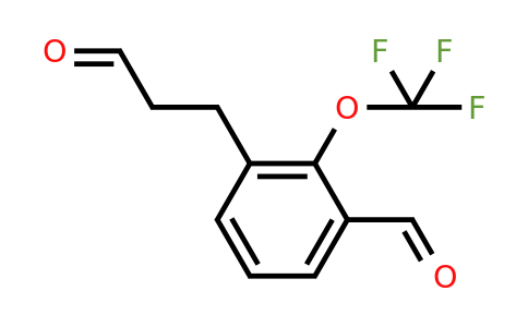 1806359-59-0 | 3-(3-Oxopropyl)-2-(trifluoromethoxy)benzaldehyde