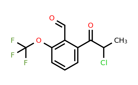 1806359-92-1 | 2-(2-Chloropropanoyl)-6-(trifluoromethoxy)benzaldehyde