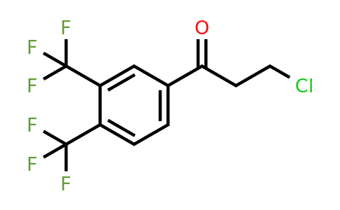 1806360-13-3 | 1-(3,4-Bis(trifluoromethyl)phenyl)-3-chloropropan-1-one