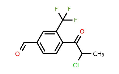 1806360-65-5 | 4-(2-Chloropropanoyl)-3-(trifluoromethyl)benzaldehyde