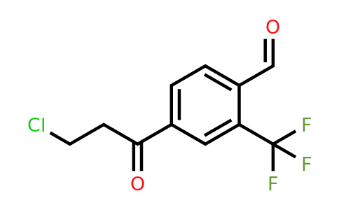 1806360-76-8 | 4-(3-Chloropropanoyl)-2-(trifluoromethyl)benzaldehyde