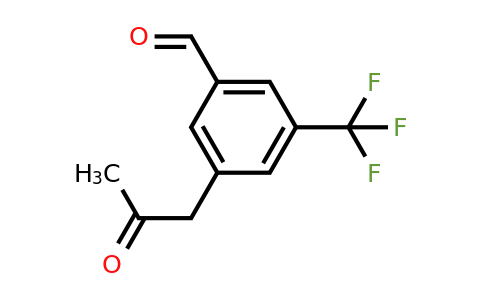1806360-83-7 | 3-(2-Oxopropyl)-5-(trifluoromethyl)benzaldehyde