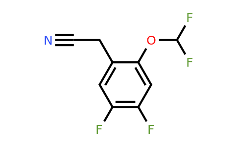 1806360-84-8 | 4,5-Difluoro-2-(difluoromethoxy)phenylacetonitrile
