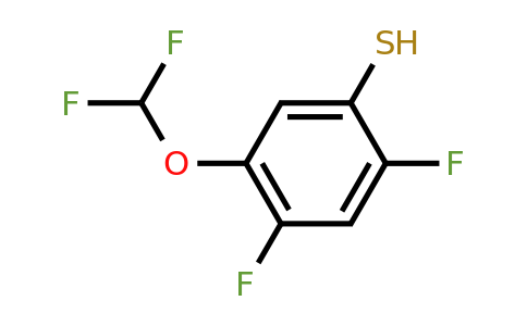 1806361-31-8 | 2,4-Difluoro-5-(difluoromethoxy)thiophenol