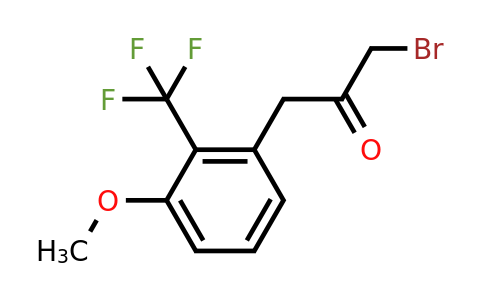 1806361-64-7 | 3-(3-Bromo-2-oxopropyl)-2-(trifluoromethyl)anisole