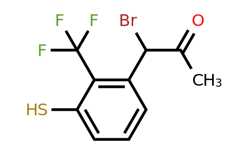 1806362-00-4 | 3-(1-Bromo-2-oxopropyl)-2-(trifluoromethyl)thiophenol