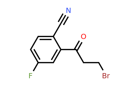 1806362-20-8 | 2-(3-Bromopropanoyl)-4-fluorobenzonitrile