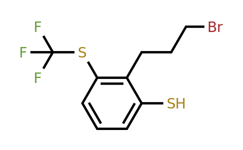 1806362-48-0 | 2-(3-Bromopropyl)-3-(trifluoromethylthio)thiophenol
