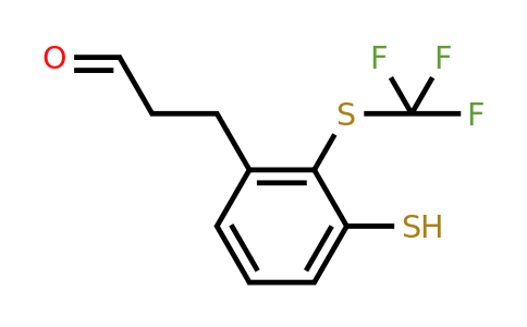 1806362-56-0 | 3-(3-Oxopropyl)-2-(trifluoromethylthio)thiophenol