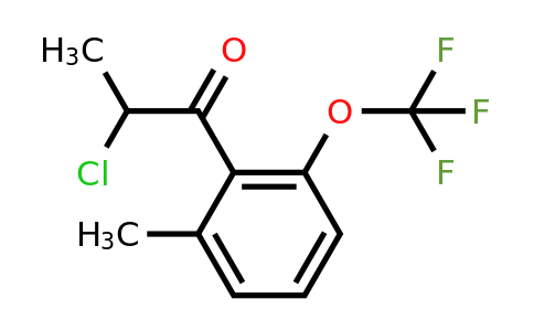 1806362-57-1 | 2-(2-Chloropropanoyl)-3-(trifluoromethoxy)toluene