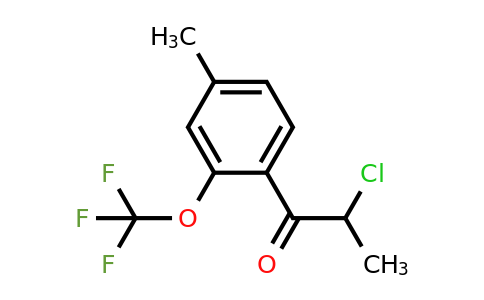 1806362-69-5 | 4-(2-Chloropropanoyl)-3-(trifluoromethoxy)toluene