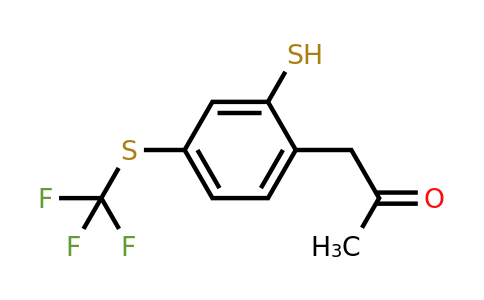 1806362-97-9 | 2-(2-Oxopropyl)-5-(trifluoromethylthio)thiophenol