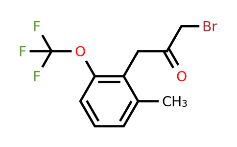 1806363-00-7 | 2-(3-Bromo-2-oxopropyl)-3-(trifluoromethoxy)toluene