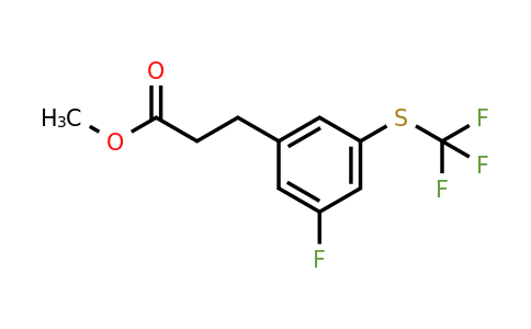 1806365-87-6 | Methyl 3-(3-fluoro-5-(trifluoromethylthio)phenyl)propanoate