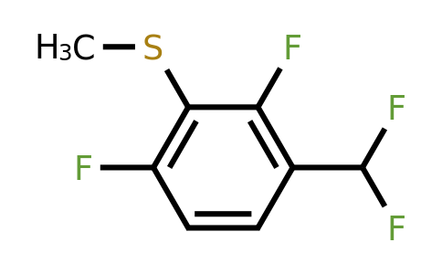 1806366-14-2 | 2,6-Difluoro-3-(difluoromethyl)thioanisole