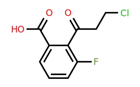 1806366-94-8 | 2-(3-Chloropropanoyl)-3-fluorobenzoic acid