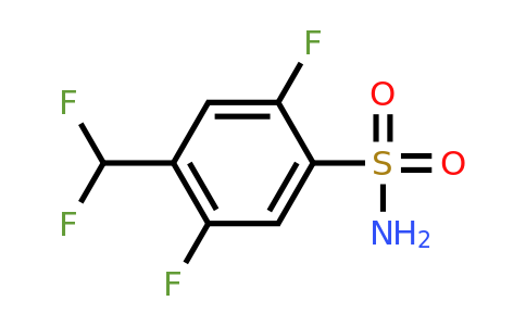 1806367-66-7 | 2,5-Difluoro-4-(difluoromethyl)benzenesulfonamide