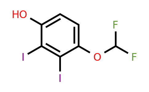 1806368-09-1 | 4-Difluoromethoxy-2,3-diiodophenol