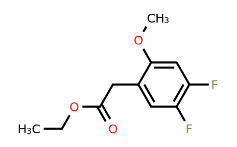 1806368-40-0 | Ethyl 4,5-difluoro-2-methoxyphenylacetate