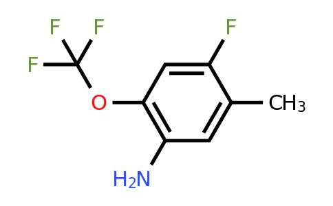 1806368-97-7 | 4-Fluoro-5-methyl-2-(trifluoromethoxy)aniline