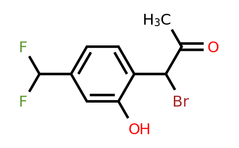 1806369-52-7 | 1-Bromo-1-(4-(difluoromethyl)-2-hydroxyphenyl)propan-2-one
