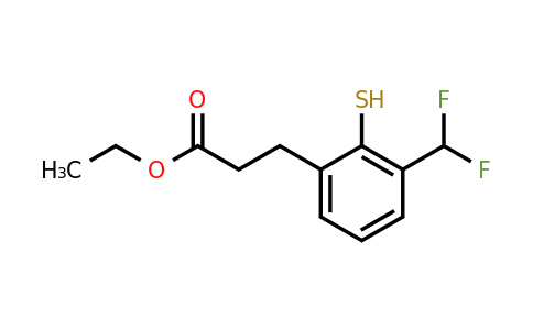 1806369-99-2 | Ethyl 3-(difluoromethyl)-2-mercaptophenylpropanoate