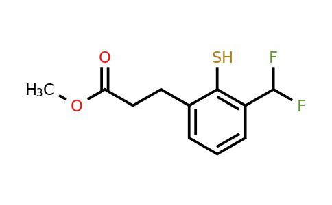 1806370-04-6 | Methyl 3-(difluoromethyl)-2-mercaptophenylpropanoate
