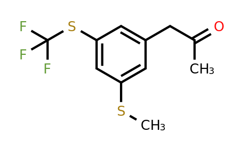 1806370-51-3 | 1-(3-(Methylthio)-5-(trifluoromethylthio)phenyl)propan-2-one