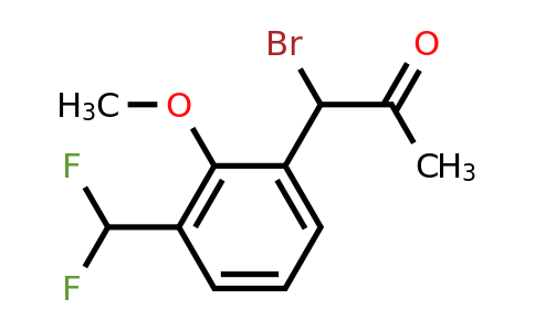 1806370-65-9 | 1-Bromo-1-(3-(difluoromethyl)-2-methoxyphenyl)propan-2-one