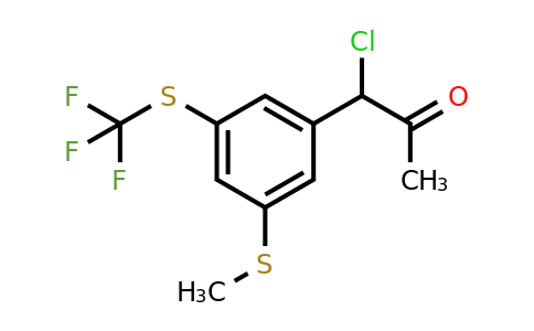 1806370-73-9 | 1-Chloro-1-(3-(methylthio)-5-(trifluoromethylthio)phenyl)propan-2-one