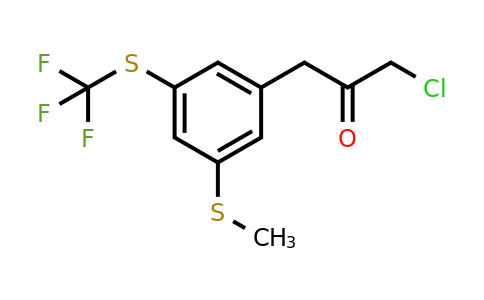 1806370-84-2 | 1-Chloro-3-(3-(methylthio)-5-(trifluoromethylthio)phenyl)propan-2-one