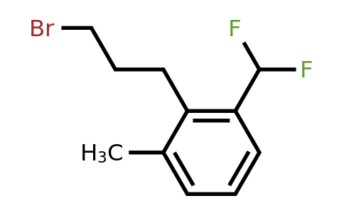 1806371-14-1 | 2-(3-Bromopropyl)-3-(difluoromethyl)toluene