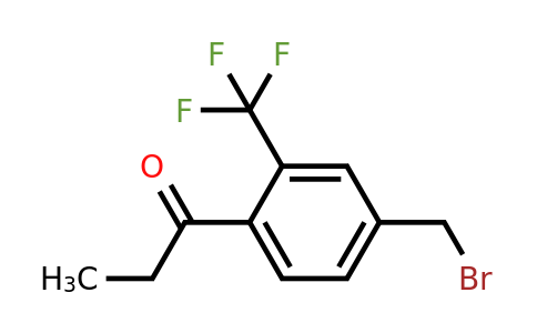 1806371-19-6 | 1-(4-(Bromomethyl)-2-(trifluoromethyl)phenyl)propan-1-one