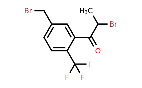 1806371-31-2 | 2-Bromo-1-(5-(bromomethyl)-2-(trifluoromethyl)phenyl)propan-1-one