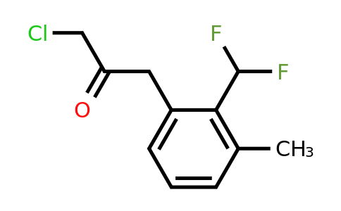 1806371-75-4 | 1-Chloro-3-(2-(difluoromethyl)-3-methylphenyl)propan-2-one