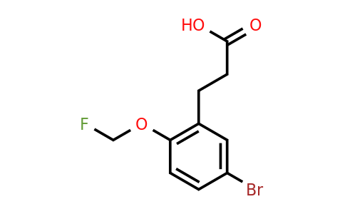 1806372-26-8 | 3-(5-Bromo-2-(fluoromethoxy)phenyl)propanoic acid