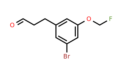 1806372-35-9 | 3-(3-Bromo-5-(fluoromethoxy)phenyl)propanal