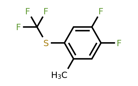 1806373-24-9 | 4,5-Difluoro-2-(trifluoromethylthio)toluene