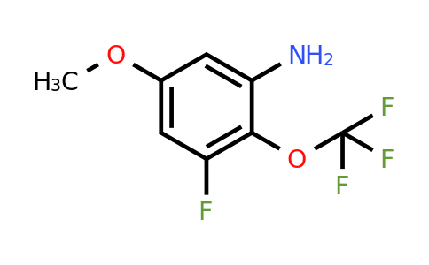 1806374-55-9 | 3-Fluoro-5-methoxy-2-(trifluoromethoxy)aniline