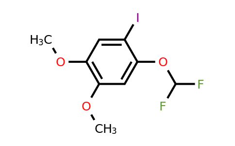 1806374-78-6 | 1-Difluoromethoxy-4,5-dimethoxy-2-iodobenzene