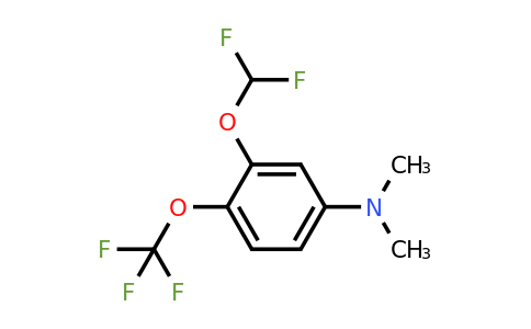 1806374-90-2 | 1-Difluoromethoxy-5-dimethylamino-2-(trifluoromethoxy)benzene