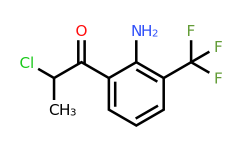 1806375-28-9 | 1-(2-Amino-3-(trifluoromethyl)phenyl)-2-chloropropan-1-one