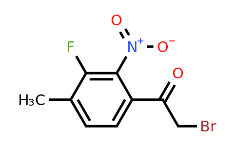 1806375-31-4 | 3'-Fluoro-4'-methyl-2'-nitrophenacyl bromide