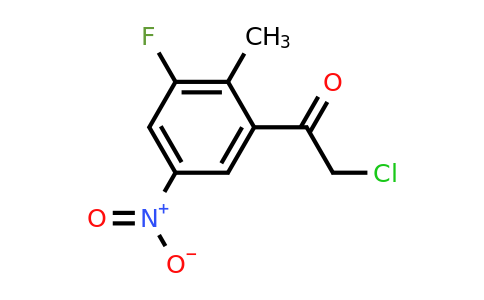 1806375-44-9 | 3'-Fluoro-2'-methyl-5'-nitrophenacyl chloride