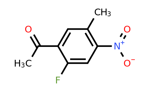 1806375-49-4 | 2'-Fluoro-5'-methyl-4'-nitroacetophenone